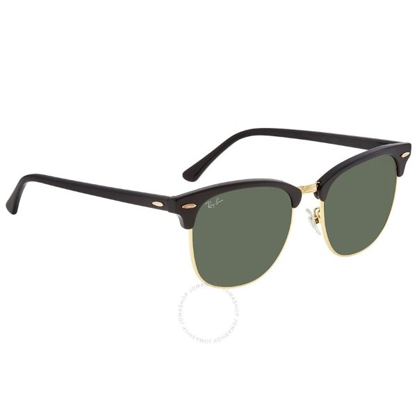 Ray Ban Clubmaster Classic Green Classic G-15 Men's Sunglasses RB3016F W0365 55