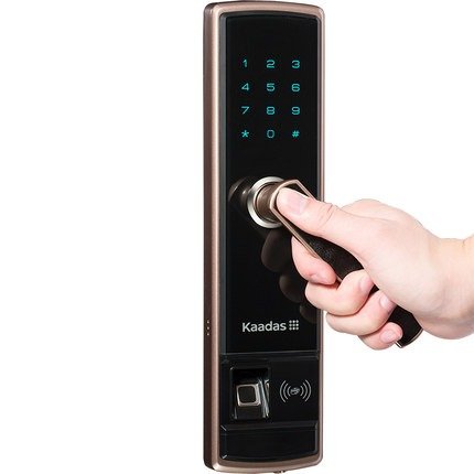 凯迪仕智能指纹锁K5 家用防盗门锁 电子密码锁 刷卡锁