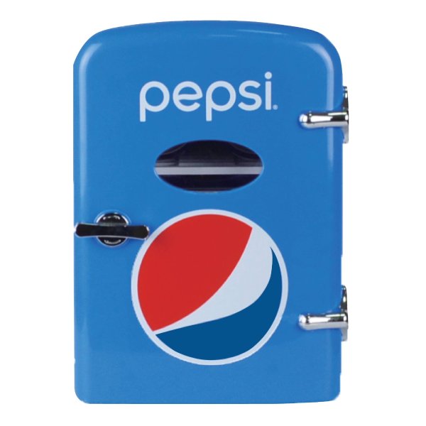 Pepsi Portable 6-can Mini Fridge, MIS133PEP, BLUE