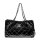 Black Patent Leather Horizontal Soft CC Chain Tote (Authentic Pre-Owned) / Gilt
