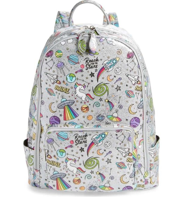 Emoji Metallic Backpack