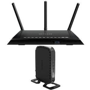NETGEAR Smart Home Wi-Fi Router and Cable Modem Bundle