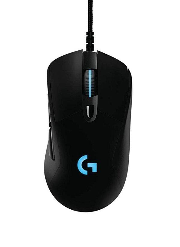 G403 Prodigy RGB Gaming Mouse – 16.8 Million Color Backlighting, 6 Programmable Buttons, Onboard Memory, Up to 12,000 DPI