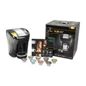Keurig Vue V500单杯容量咖啡制作机送8个K-Cup咖啡