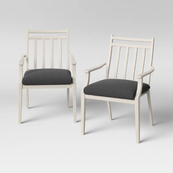 Fairmont 2pk Stationary Patio Dining Chairs
