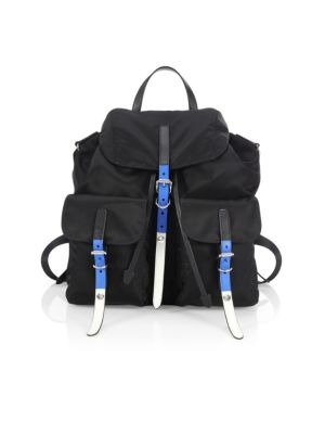 - Nylon Backpack With Studding