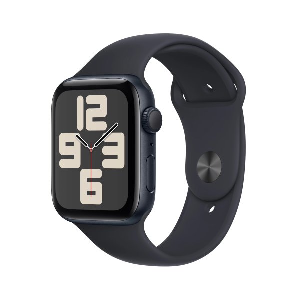 Watch SE (2023) GPS 44mm Midnight Aluminum Case with Midnight Sport Band - M/L