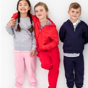 Hanna Andersson 纯色基础款儿童服饰促销 怎么搭都好看