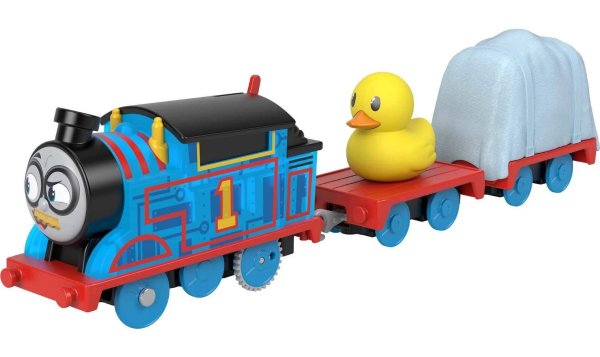 Secret Agent Thomas Toy Train Play Vehicle, Motorized Engine with Cargo