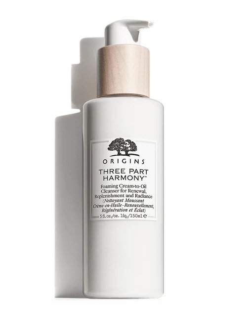 Three Part Harmony™ Foaming Cream-To-Oil Cleanser For Renewal, Replenishment and Radiance