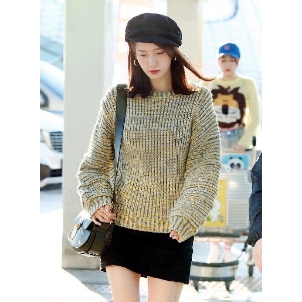 MAOUS Oversize sweater in novelty knit