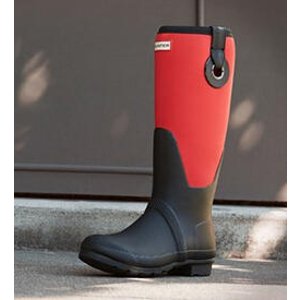Hunter 'Original Scuba' Eyelet Waterproof Rain Boot (Women)