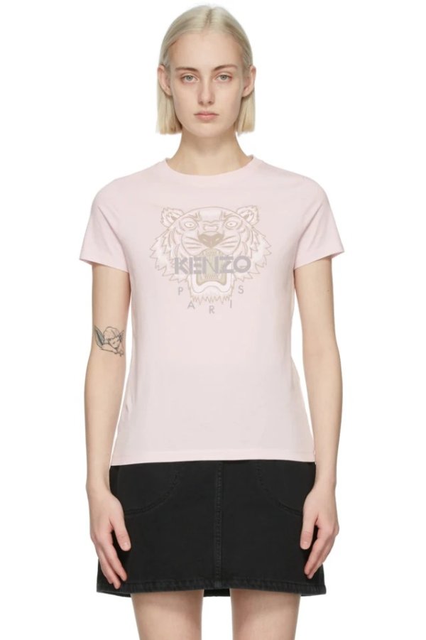 Pink Classic Tiger T-Shirt