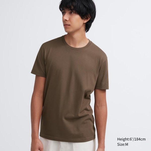 Dry Color Crew Neck Short-Sleeve T-Shirt
