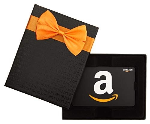 .com Gift Card in a Black Gift Box (Classic Black Card Design)