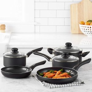 AmazonBasics 15-Piece Non-Stick Kitchen Cookware Set