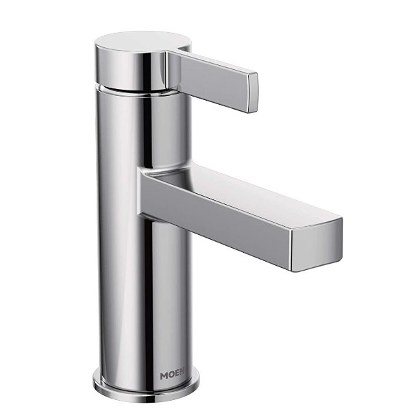 84774 Beric One-Handle Single Hole Bathroom Faucet with Drain Assembly, Chrome