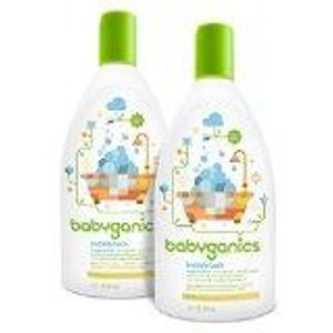 Babyganics Bubble Bath, 12oz Bottle, (Pack of 2)  @ Amazon
