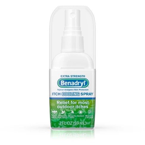Extra Strength Anti-Itch Cooling Spray - Travel Size - 2oz