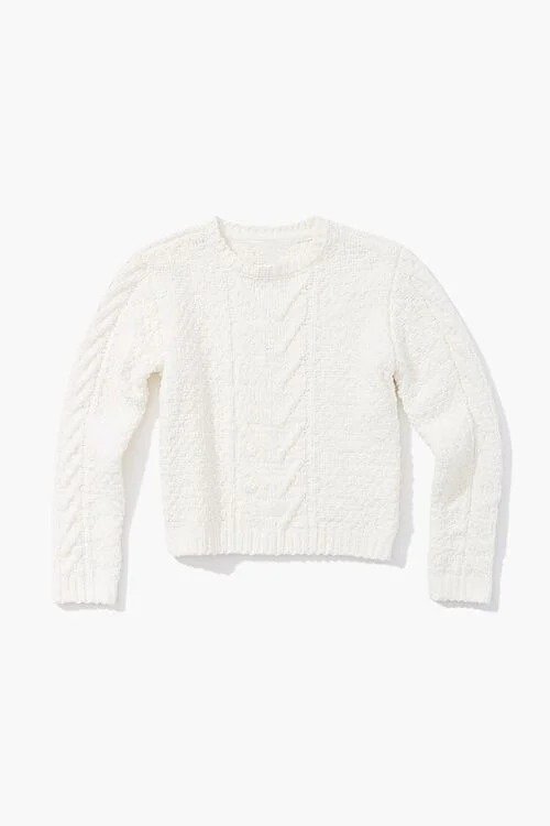 Girls Cable Knit Sweater (Kids)
