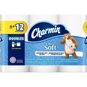 Charmin Ultra Soft 超柔双倍大卷卫生纸