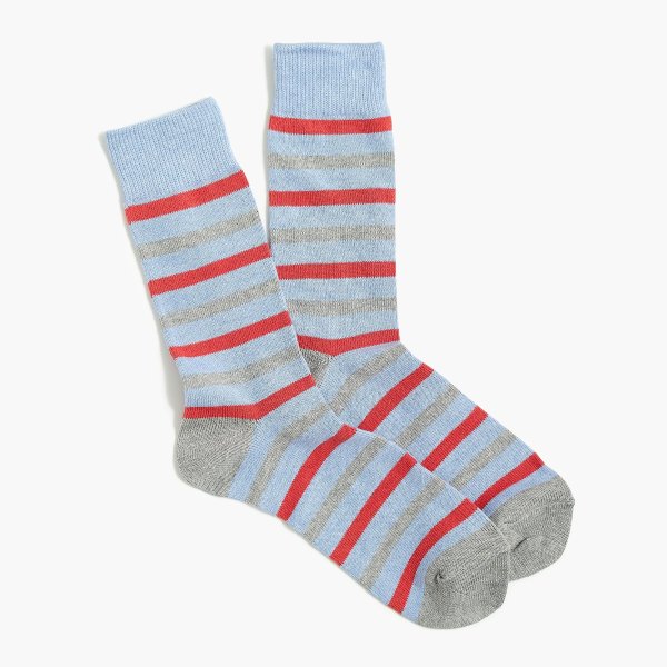 Mixed-stripe socks