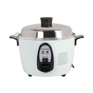 Tatung TAC-6G(SF) White 6 cup uncooked/ 12 cup cooked Rice Cooker/Steamer with S