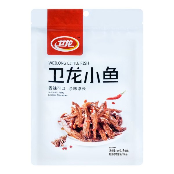 WEILONG Spicy Fish Spicy Snacks In Hunan 150g