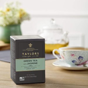 Taylors of Harrogate 茉莉绿茶 50茶包 清新淡雅 香味浓郁