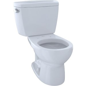 TOTO Eco Drake 2-Piece Single Flush Round Toilet