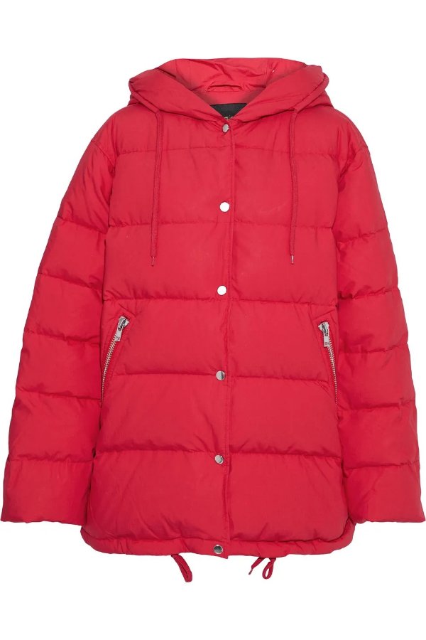 Gaos quilted cotton-shell down hooded coat