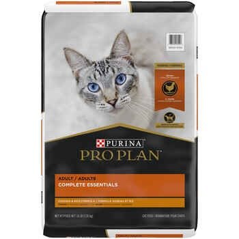 Purina Pro Plan Adult Complete Essentials Chicken & Rice Formula Dry Cat Food 16 lb Bag | 1800PetMeds