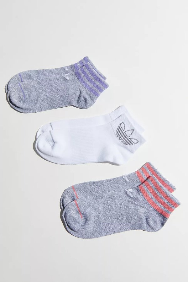 Originals Women’s 3-Stripe Quarter Sock 3-Pack