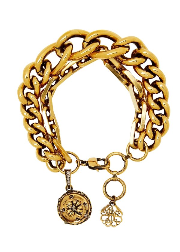 Gold-tone chain bracelet