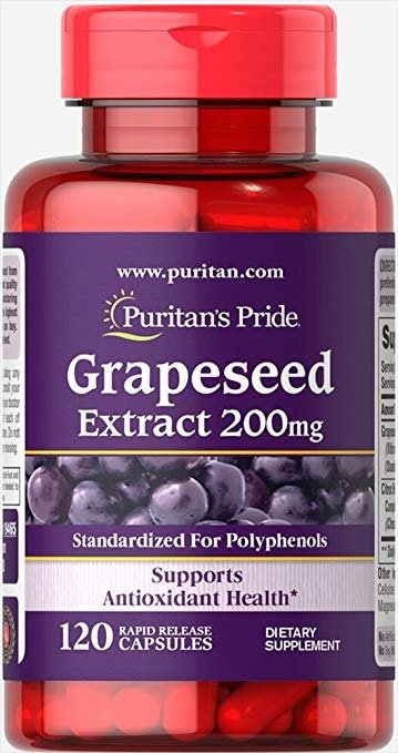 Grapeseed Extract 200 mg-120 Capsules
