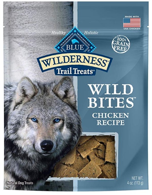 Wilderness Trail Treats Wild Bites Grain Free Soft-Moist Dog Treats