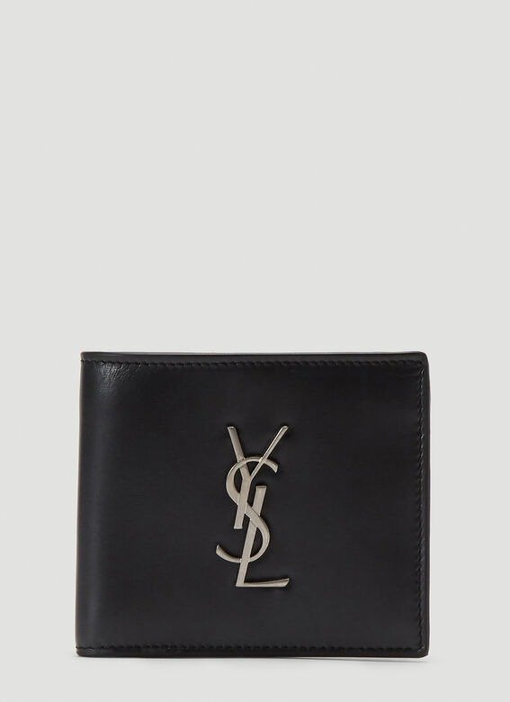 YSL Bi-Fold Wallet in Black