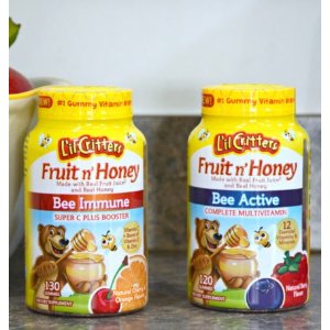 L'il Critters Fruit N' Honey Bee Active Complete Multivitamin, 120 Count