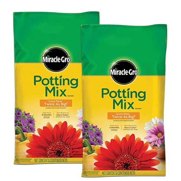 Potting Mix, 8 qt. (2 Pack)