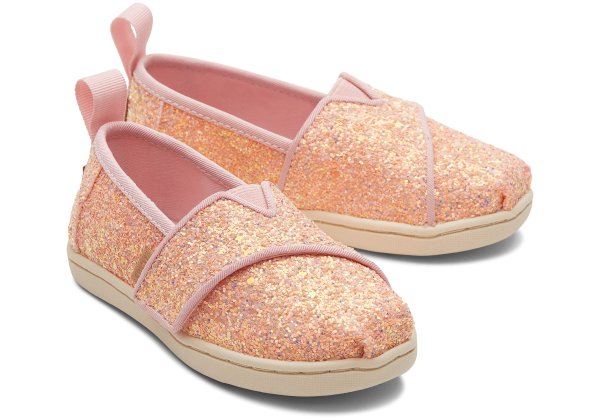 Kids Tiny Alpargata Pink Glitter Toddler Shoe