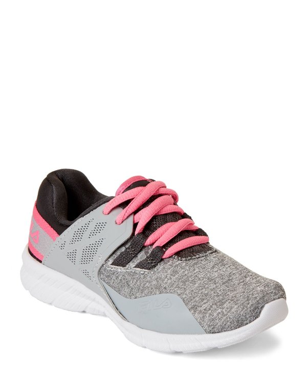 (Toddler/Kids Girls) Grey & Pink Homestead Running Sneakers