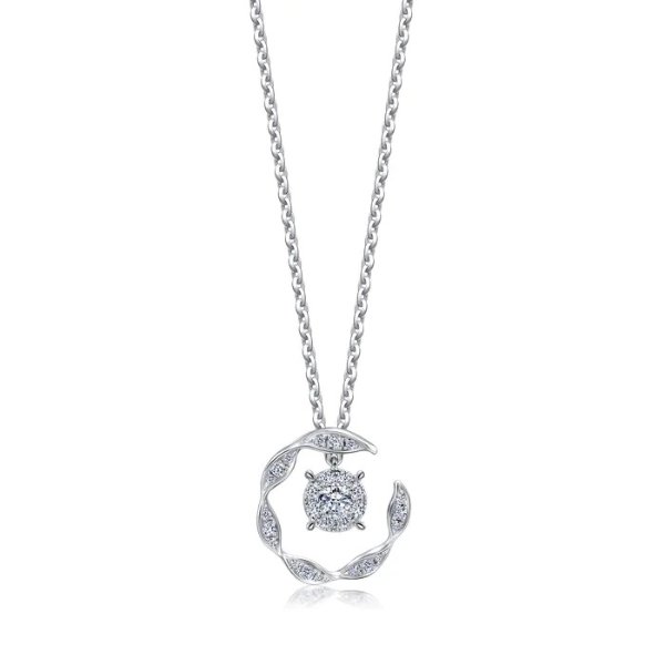 Daily Luxe 18K White Gold Diamond Pendant | Chow Sang Sang Jewellery eShop