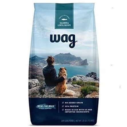 Amazon Brand - Wag Dry Dog Food, 35% Protein, No Added Grains (Beef, Salmon, Turkey, Lamb)
