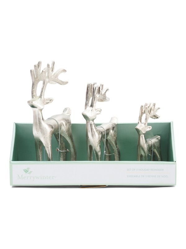 Set Of 3 Reindeer Family Decor | Decor | Marshalls