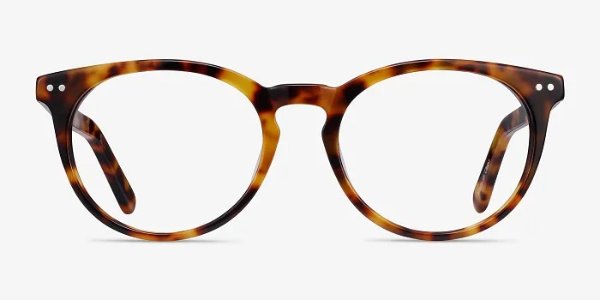 Morning - Round Tortoise Frame Eyeglasses | EyeBuyDirect