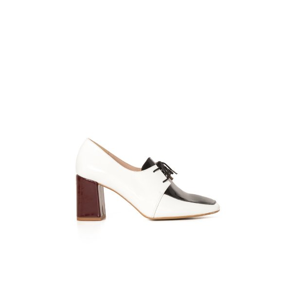 The Grace white shoes - Nina Hauzer | Luxury Leather goods