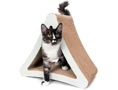 Vertical Cat Scratcher Post, Warm Gray, Standard - Chewy.com