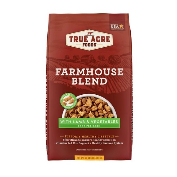 Farmhouse Blend with Lamb & Vegetables, 30-lb bag - Chewy.com