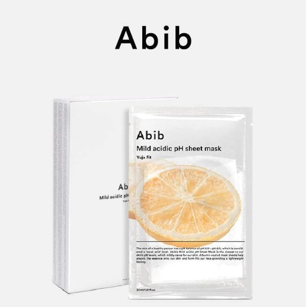 Abib Yuja Fit Mild Acidic pH Sheet Mask (10ea)