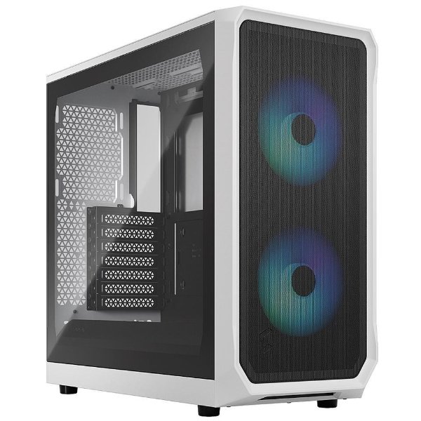 Focus 2 RGB White ATX Tempered Glass Mid Tower